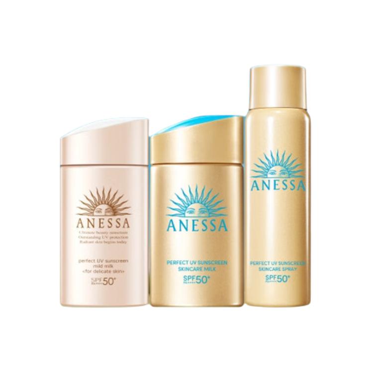 Нежный легкий солнцезащитный крем увлажняющее освежение 60g+60ml+60ml ANESSA — фото 2