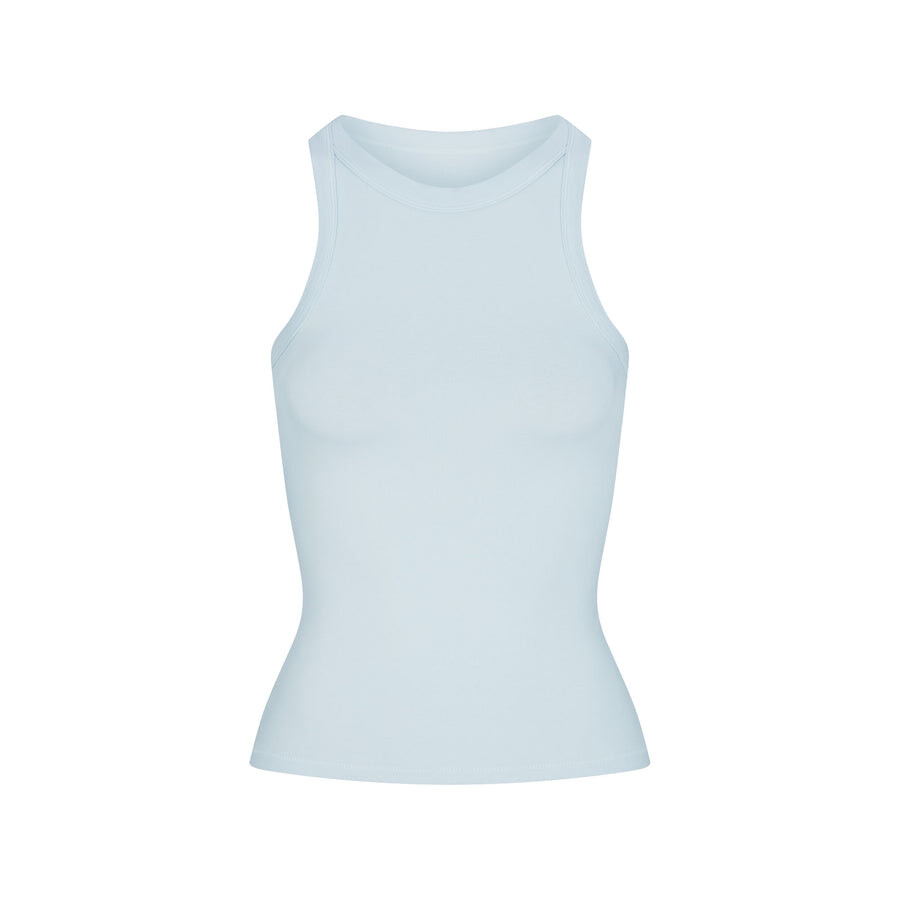 

Майка с круглым вырезом SKIMS Cotton Jersey, цвет Opal