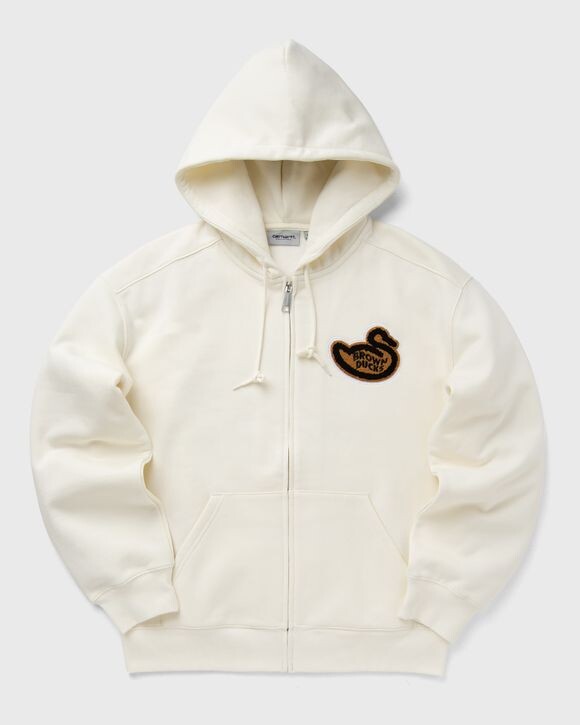 

Флис Carhartt Wip Hooded Brown Ducks Jacket, цвет wax
