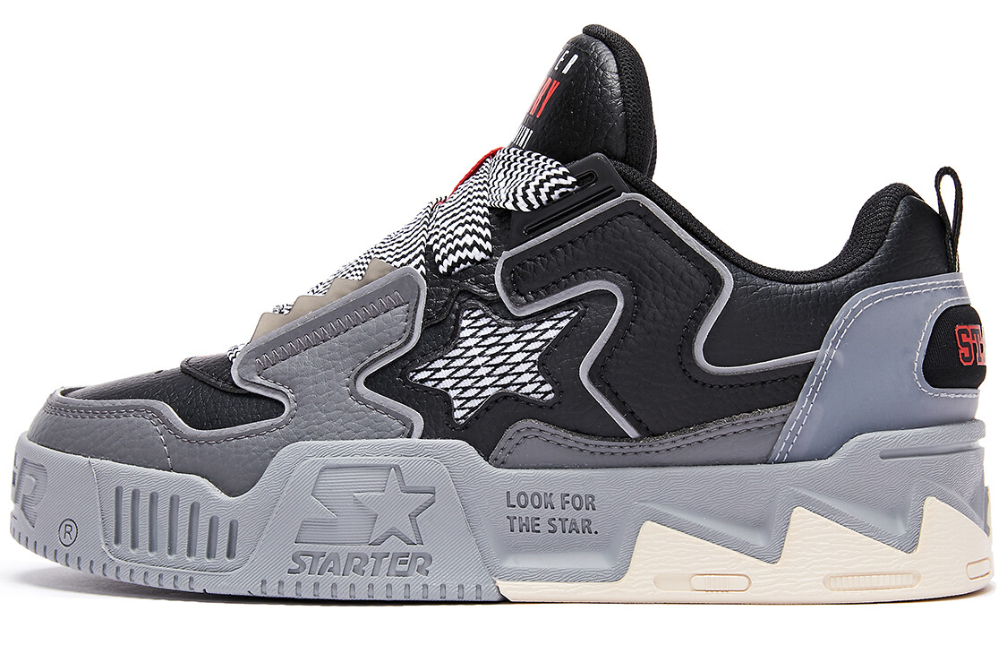

Кроссовки STARTER Skateboarding Shoes Women's Low-top Dark Gray, черный