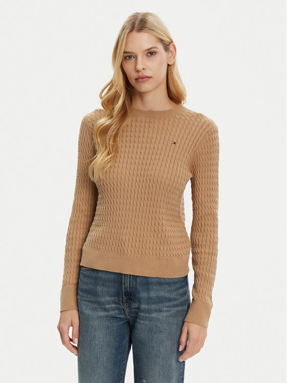 

Свитер обычного кроя WW0WW44993 Tommy Hilfiger, коричневый