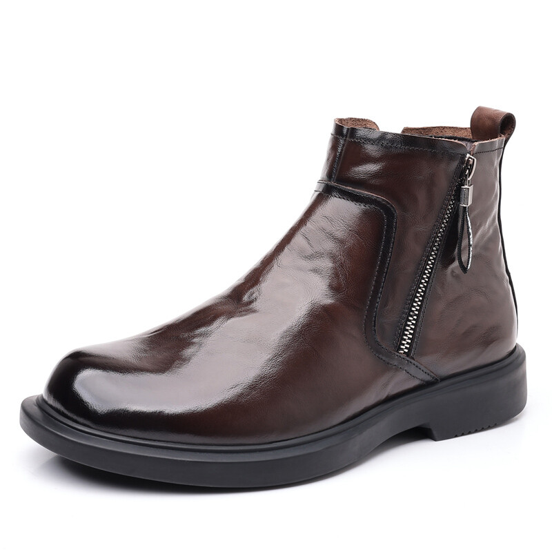

Ботинки мужские Modengpan, цвет Black Fleece-Lined