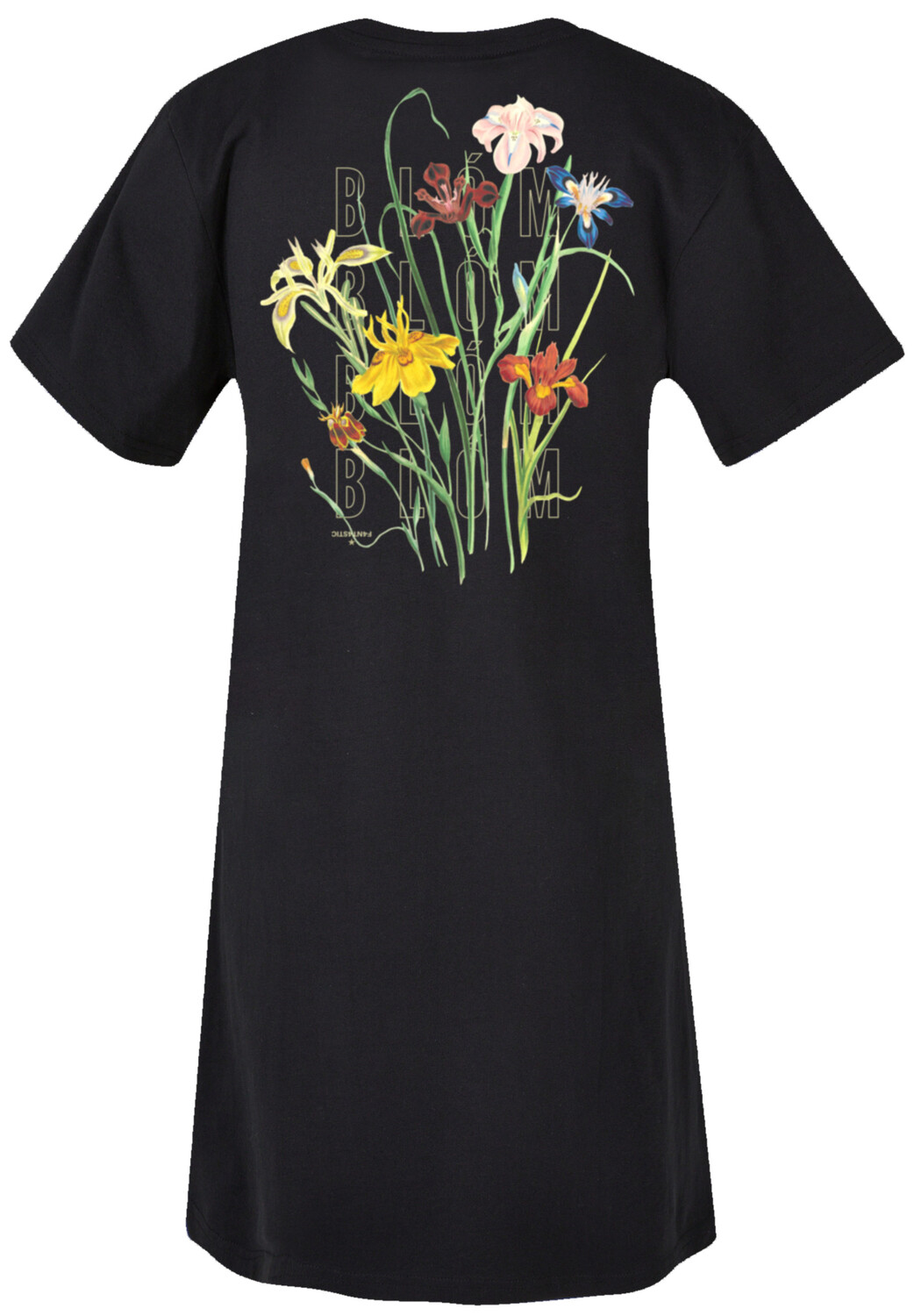 

Платье F4NT4STIC T Shirt Blóm Blumenstrauss T Shirt, черный
