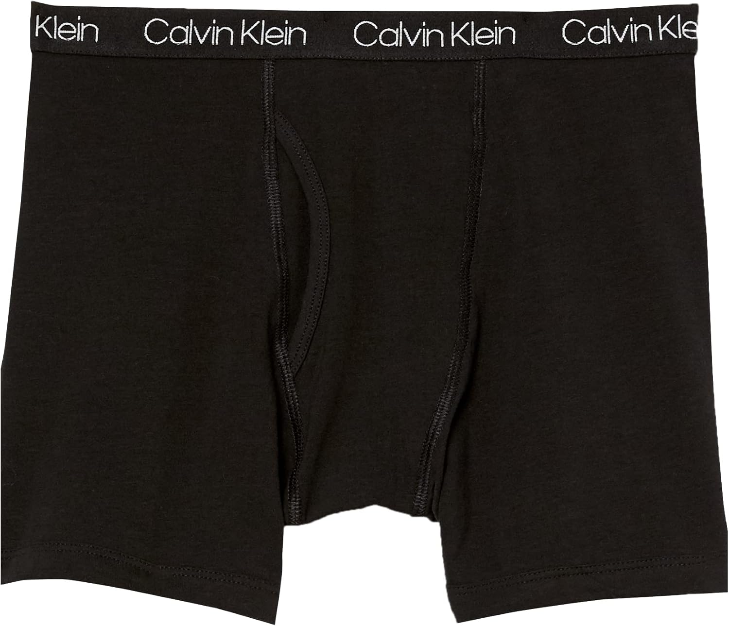 Комплект из двух пар трусов-боксеров Calvin Klein для мальчиков | Премиальный хлопок, комфорт, Rhubpld/Black — фото 2