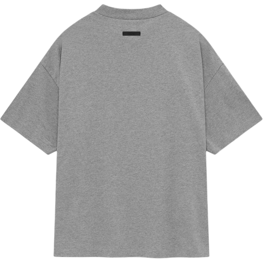 Футболка Fear of God Essentials Jersey Crewneck Tee 'Dark Heather', серый — фото 2