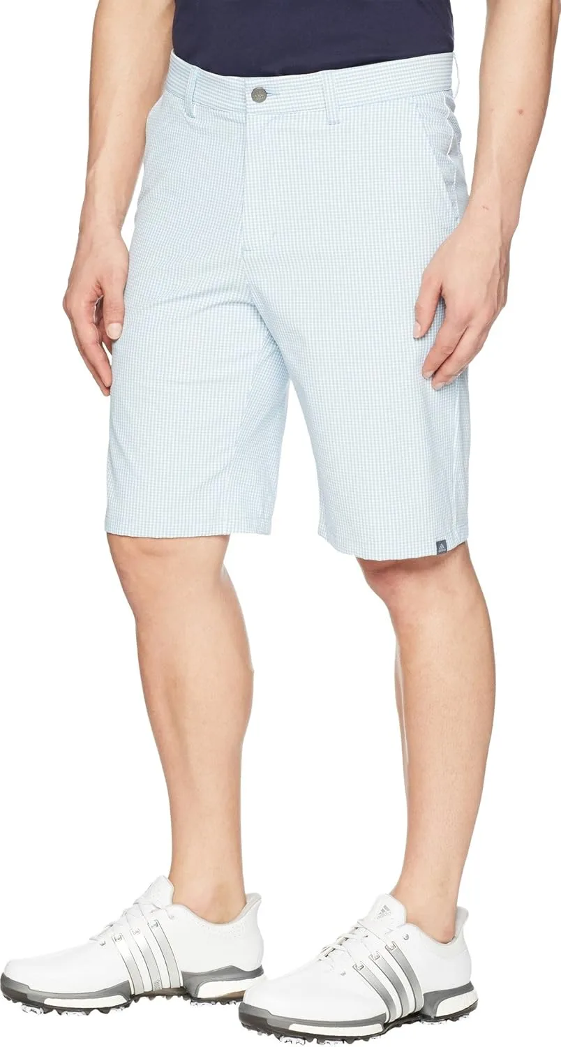 Шорты для гольфа Adidas Golf Men's Ultimate 365 Gingham, сине-белый — фото 3