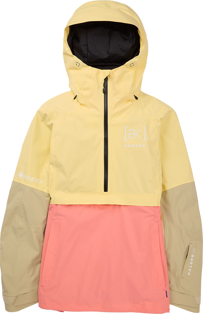 

Burton Женская куртка Ak gore tex kimmy anorak buttermilk/reef pink/mushroom XS