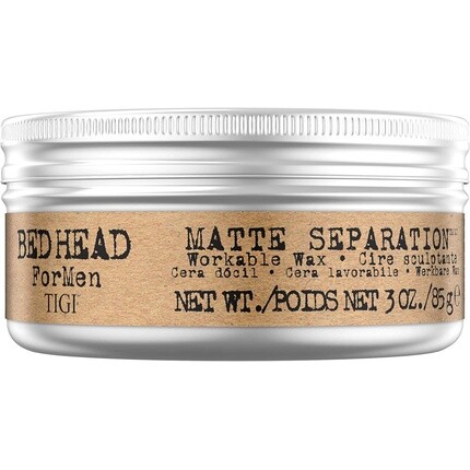 

Bed Head For Men By Tigi Matte Separation Мужской воск для сильной фиксации 85G, Bed Head By Tigi