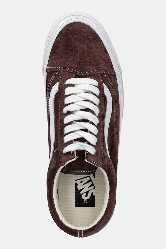 Премиальные замшевые кроссовки Premium Classics LX Old Skool Vans, коричневый — фото 4