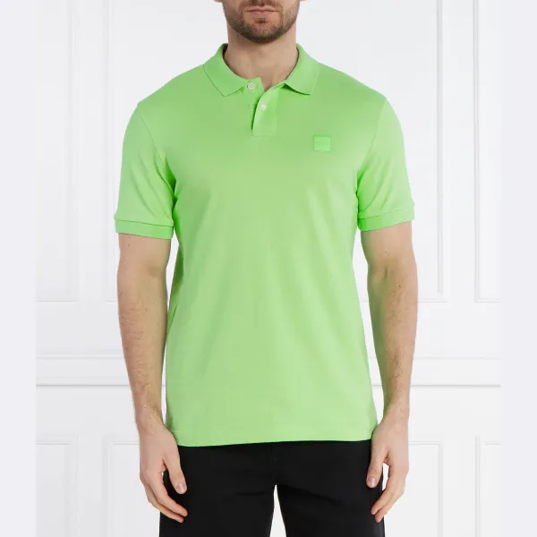 

Узкая рубашка-поло для пассажиров Boss, зеленый