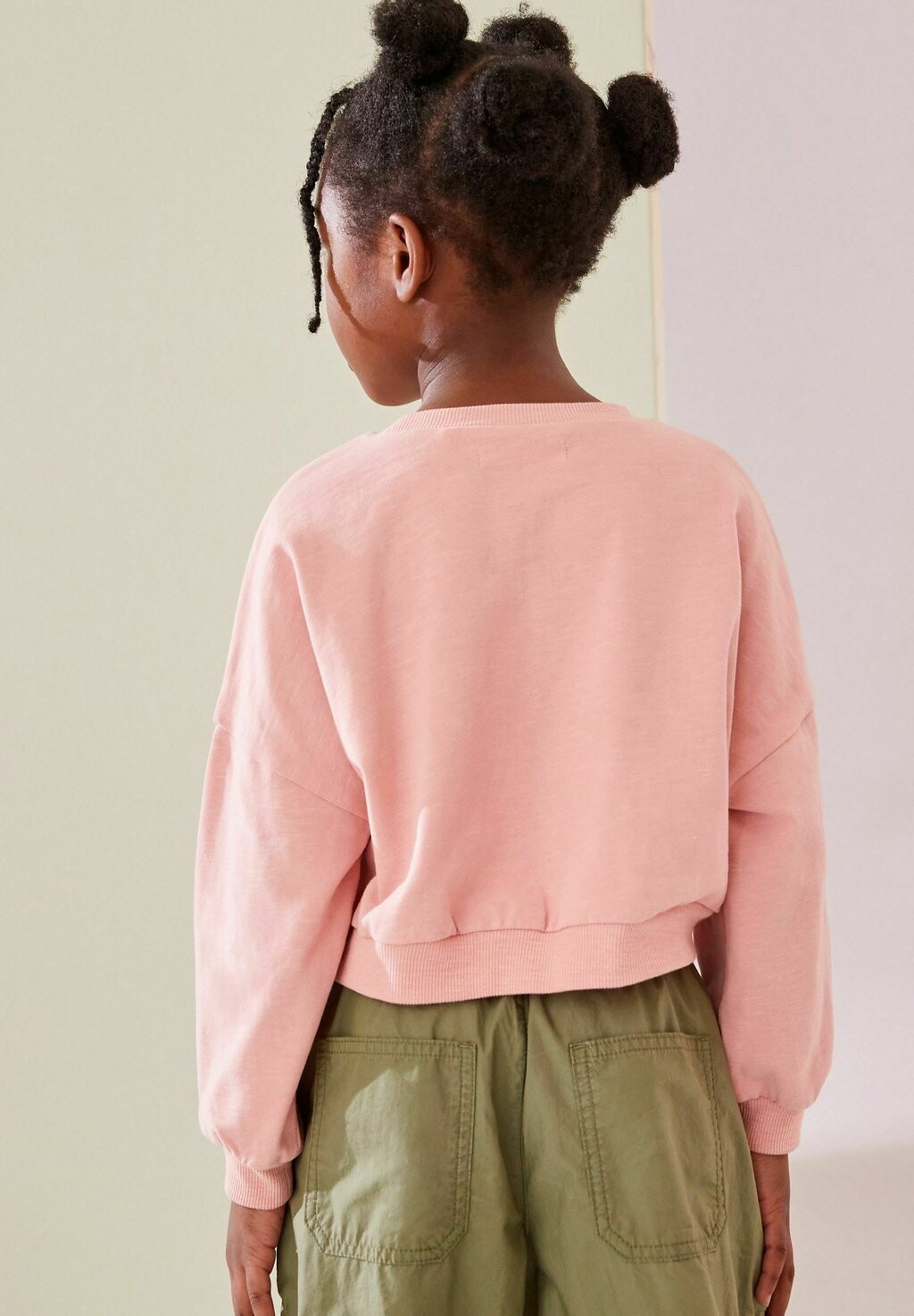 

Толстовка BOXY LONG SLEEVE Next, розовый