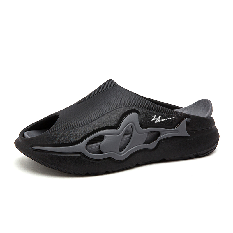 

Binary Спортивные сандалии EVA с амортизацией, быстросохнущие, нескользящие, мужские, черно-серые