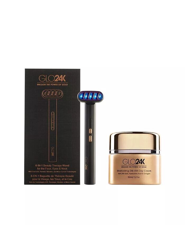 

Косметическая палочка 6-в-1 для лица, глаз и шеи и дневной крем 24К Glo24K
