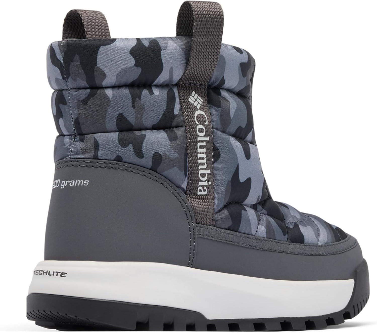 Columbia unisex-child Snowtrot Mid, Shark/Black Urban Camo — фото 2