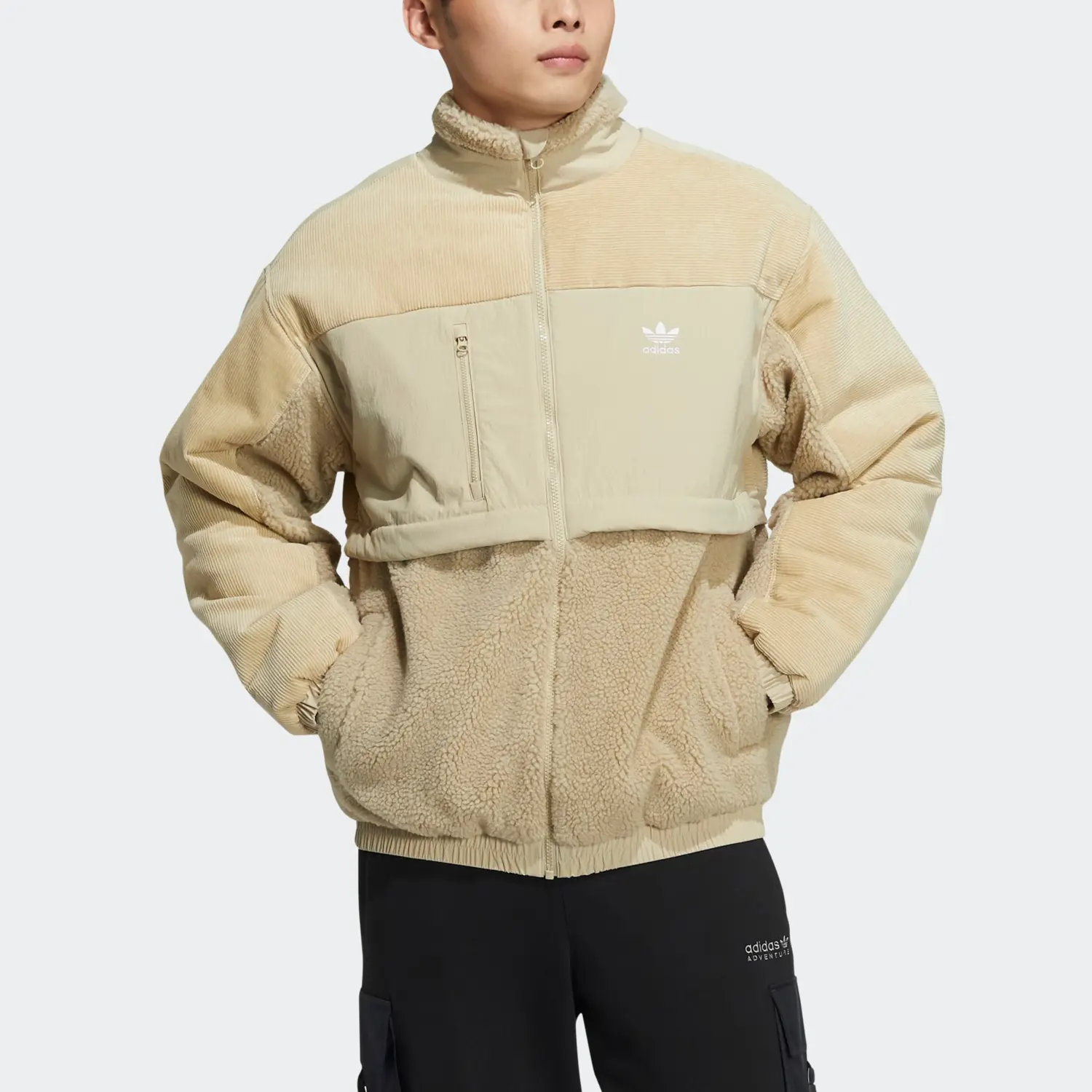 Adicolor Куртка Мужская Grassland Brown Adidas Originals — фото 3