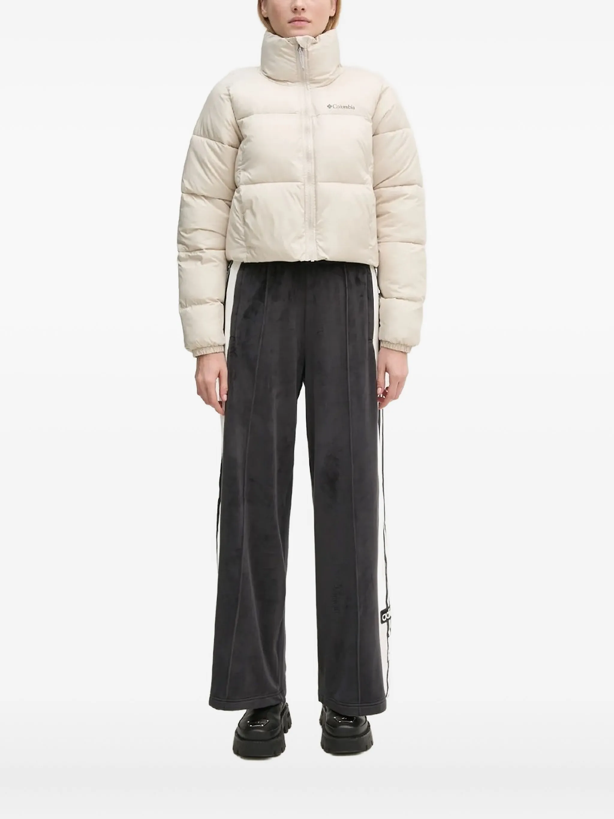 

Укороченная стеганая куртка Columbia, бежевый