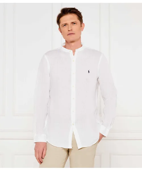 

Льняная рубашка Slim fit Polo Ralph Lauren, белый