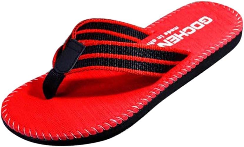 

Мужские летние шлепанцы сандалии тапочки для дома резиновые шлепанцы Generic, красный