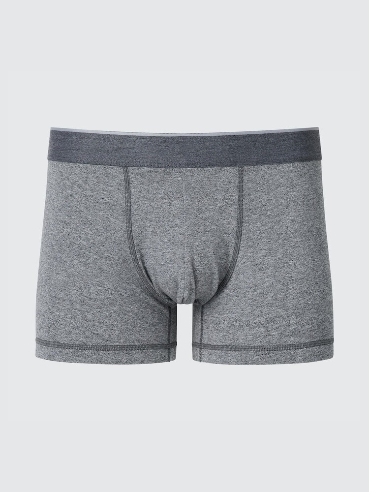

Трусы-боксеры из хлопка Uniqlo, серый
