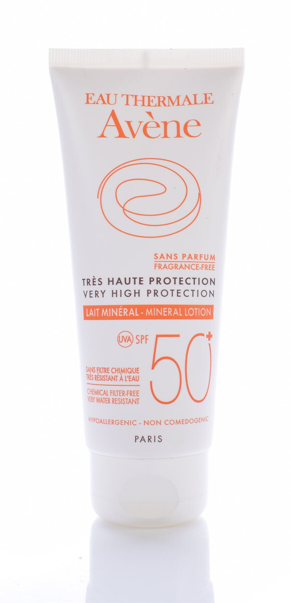 

Avene, Солнце, минеральное молочко, SPF 50+, 100 мл