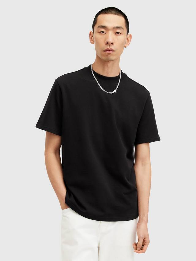 

Футболка из органического хлопка nero AllSaints, цвет Jet Black