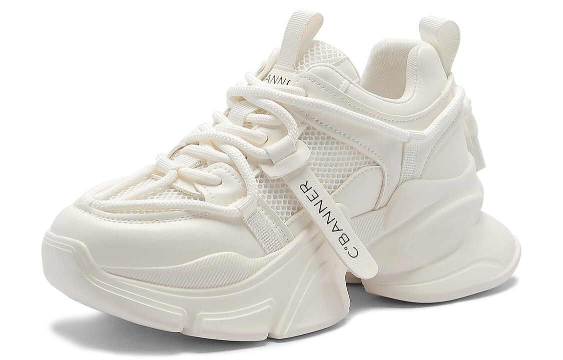 

Кроссовки C°BANNER Chunky Sneakers Women's Low-top Off White, цвет Off White