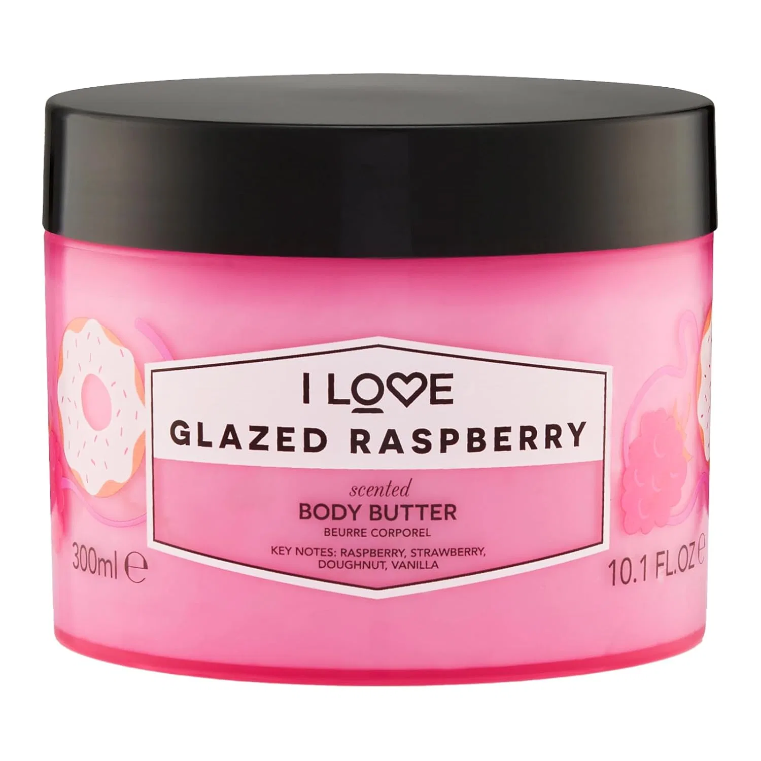 Ароматизированное масло для тела I Love Glazed Raspberry 330 мл I Love