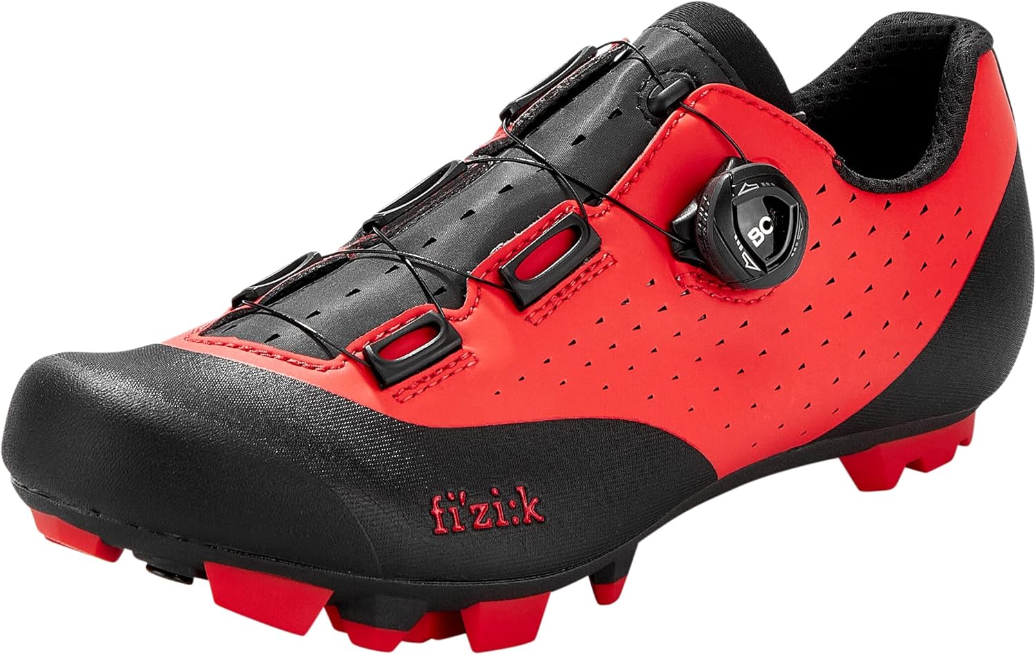 

Мужские велосипедные кроссовки для горного велосипеда Fizik, черный/красный