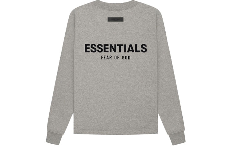 

Свободный джемпер Fear of God Essentials Crewneck, весна-лето 2022, темно-овсяный, Dark Oat