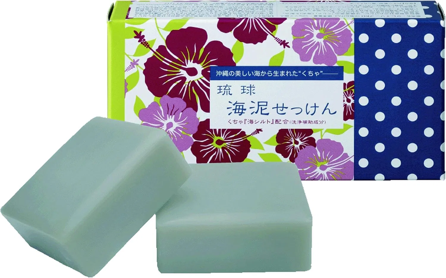 Мыло грязевое Ryukyu Kai Mud Soap Salt of the Earth 100 г x 2 упаковки x 4 штуки