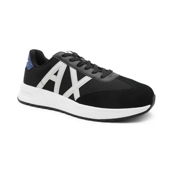

Кроссовки с добавлением кожи Armani Exchange, черный