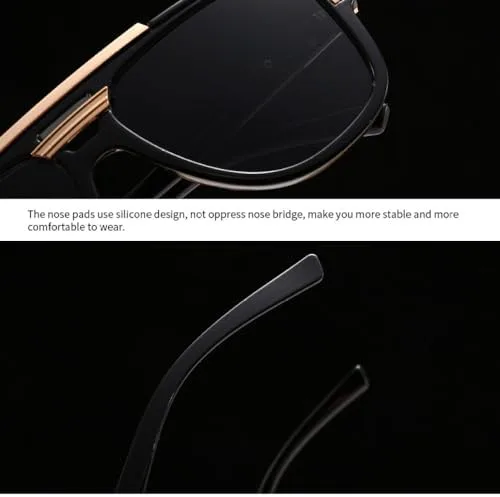 

Модные солнцезащитные очки 2026 года для мужчин и женщин, в стиле ретро, ​​винтаж, для вождения, классические очки с защитой от УФ-излучения UV400 MTZJH, C3