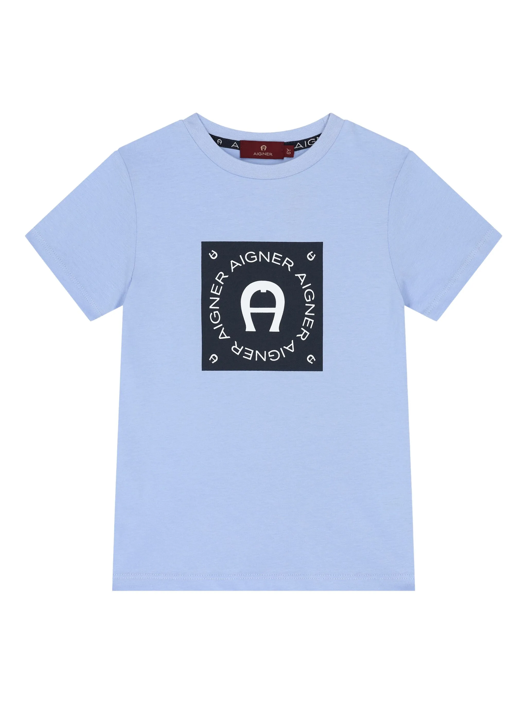 

Футболка с логотипом Aigner Kids, синий