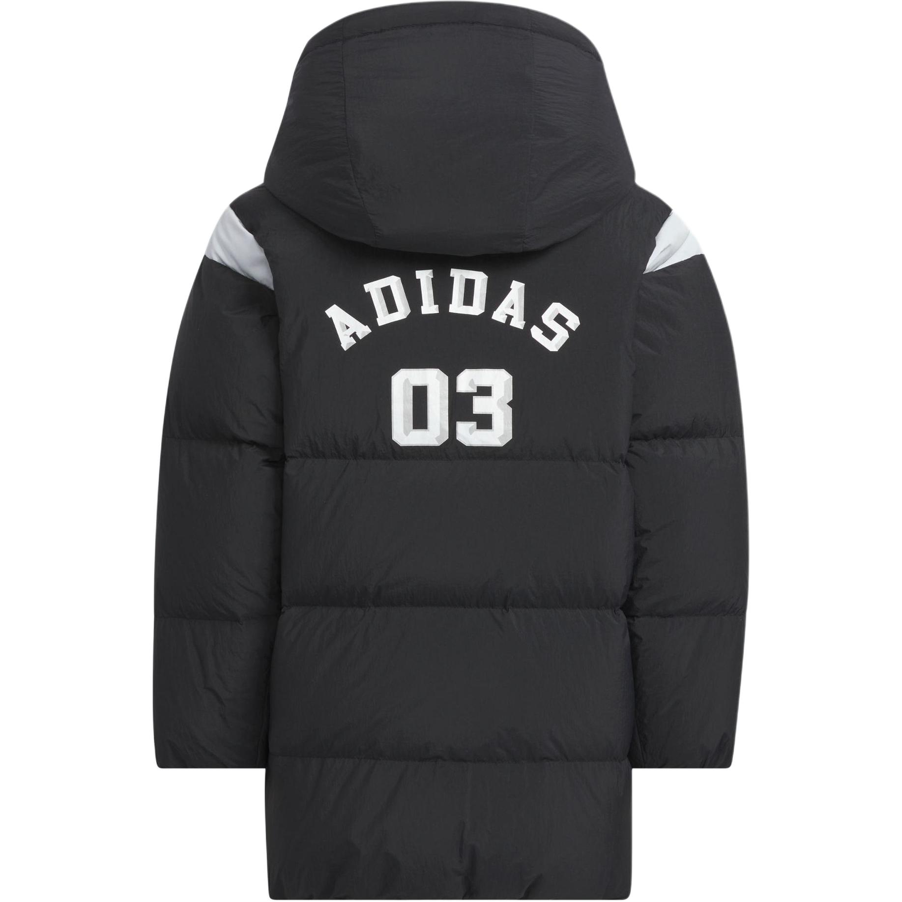 Утепленные куртки Adidas Черный/Светло-серый для детей 3-7 лет — фото 3