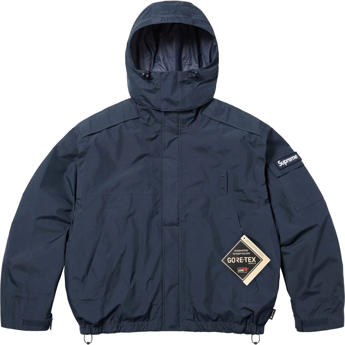 

Supreme Двусторонняя куртка с мембраной GORE TEX и стёганой подкладкой, Marine Blue/Navy