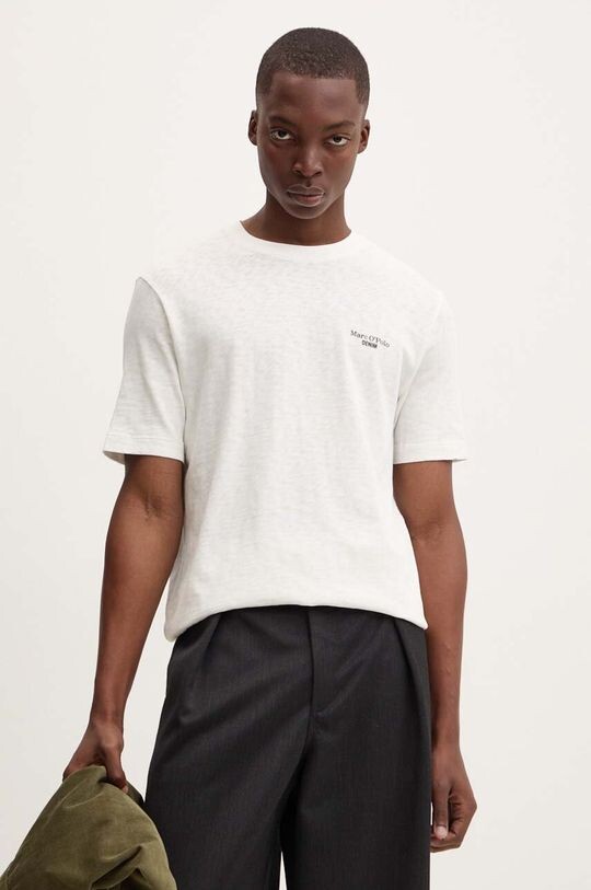 

Хлопковая футболка ДЕНИМ Marc O'Polo, бежевый