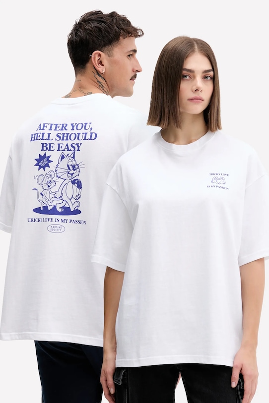 

Хлопковая футболка Kaotiko, белый