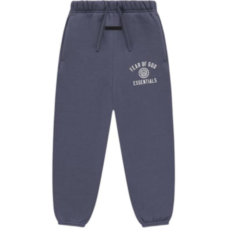 

Fear Of God Essentials Детские вязаные спортивные штаны Kids Fleece Essential Sweatpant Dark Sea Blue/MARINE