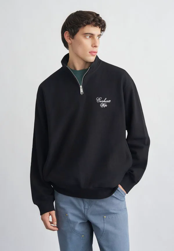 

Толстовка с застежкой-молнией до середины груди от longhand Carhartt Wip, Black/White, Белый, Толстовка с застежкой-молнией до середины груди от longhand Carhartt Wip, Black/White