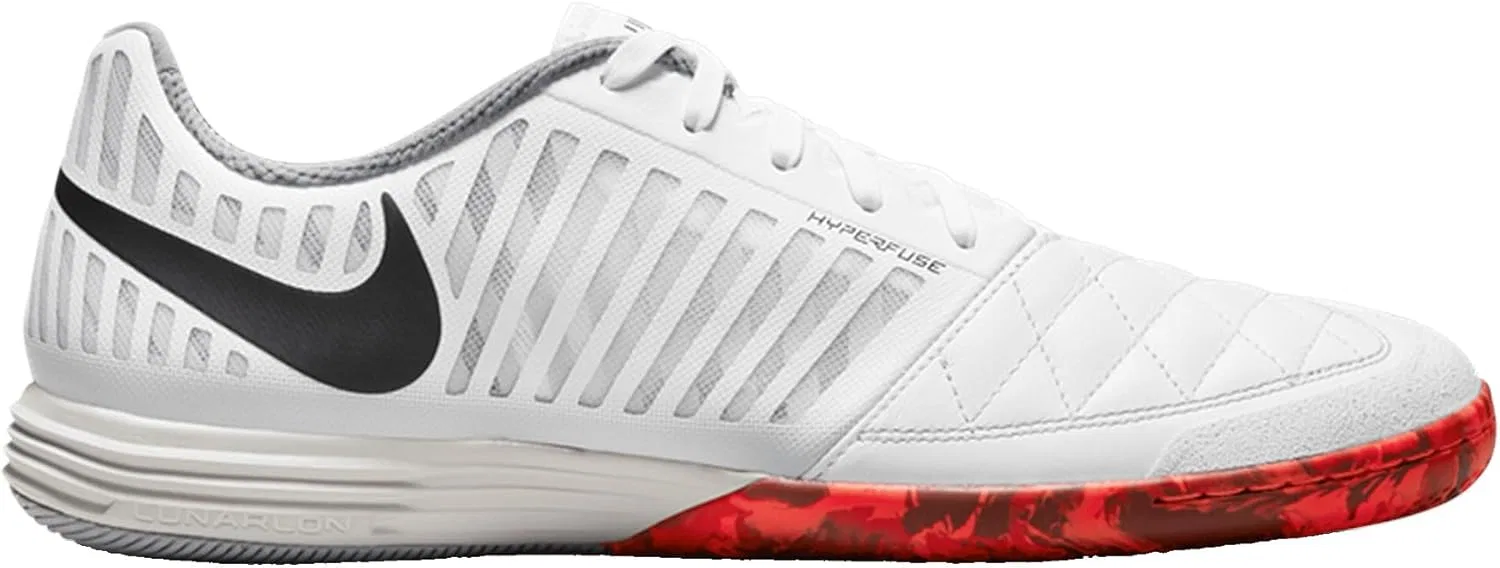 Мужские кроссовки для футзала Nike Lunargato II, White Black Bright Crimson Grey Fog