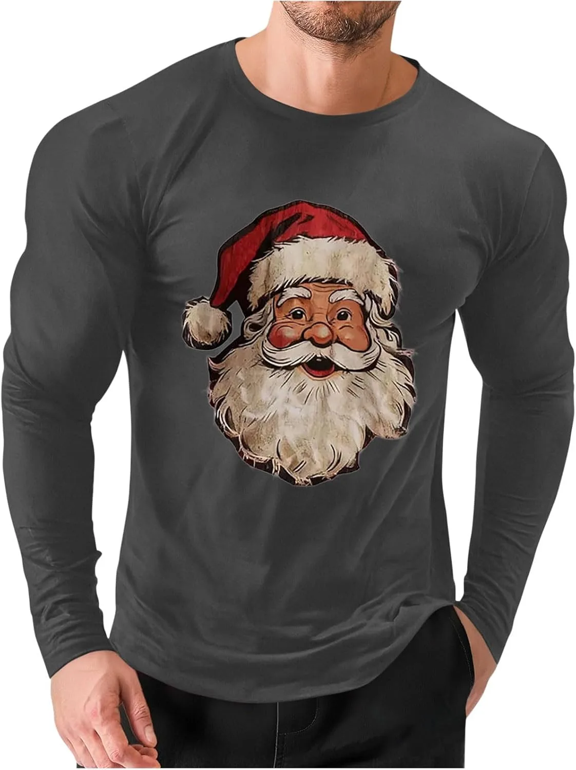 

Свитшот мужской с 3D принтом Санта Xiaojmake