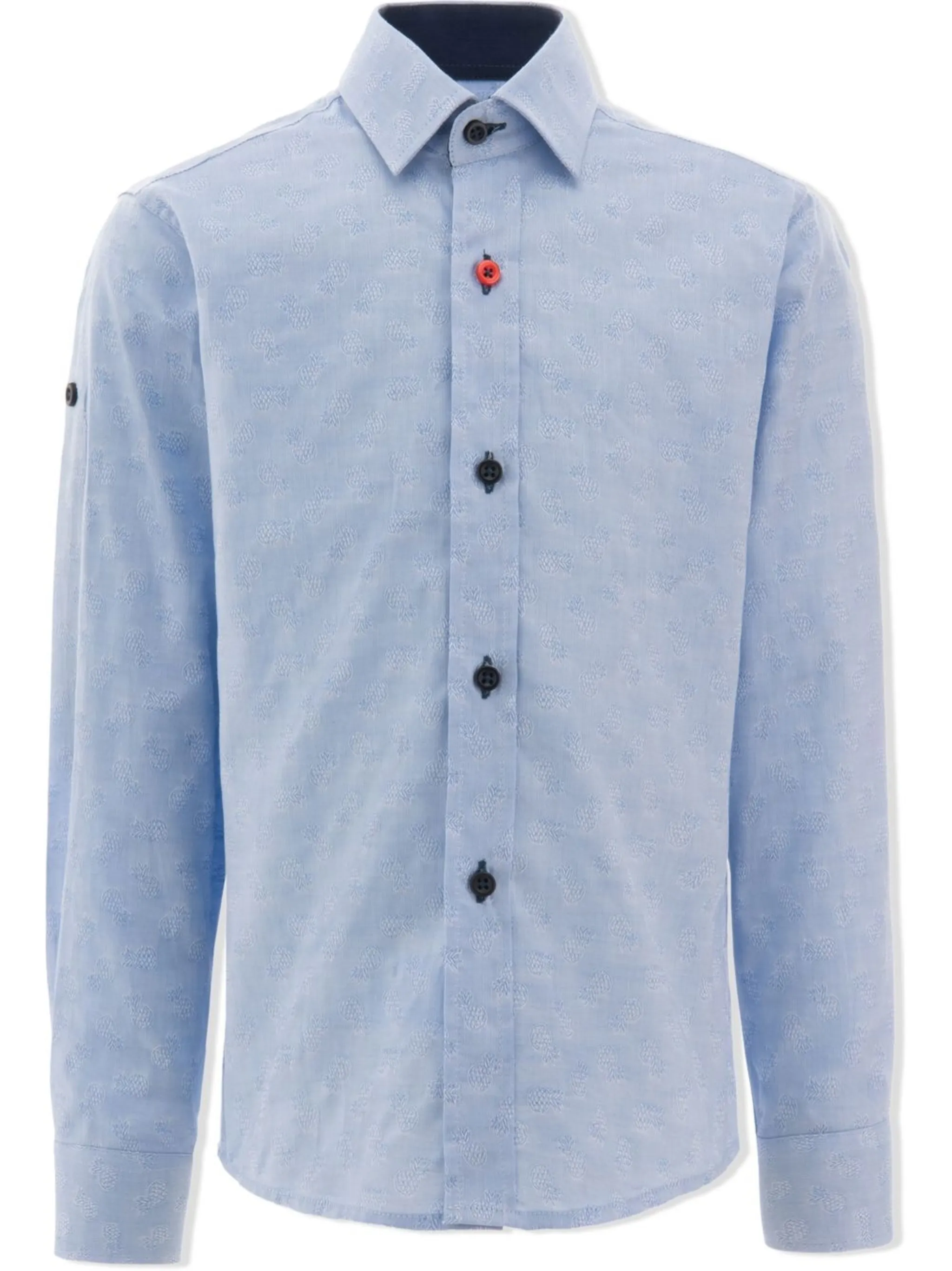 

Рубашка с принтом Moustache, синий
