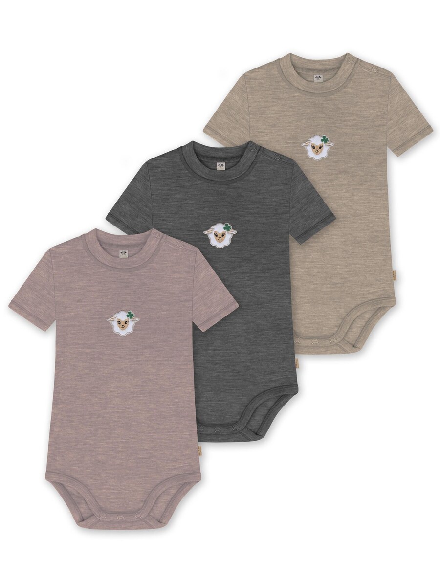 

Комбинезон/боди normani Tihoi, бежевый/коричневый/антрацит