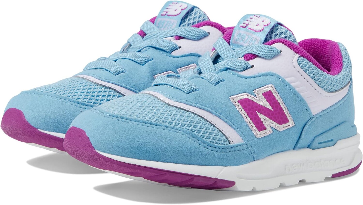 

Кроссовки 997H Bungee Lace New Balance, цвет Blue/Purple Punch