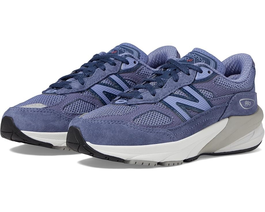 

Кроссовки New Balance Kids 990V6, цвет Purple/Nb Navy 2