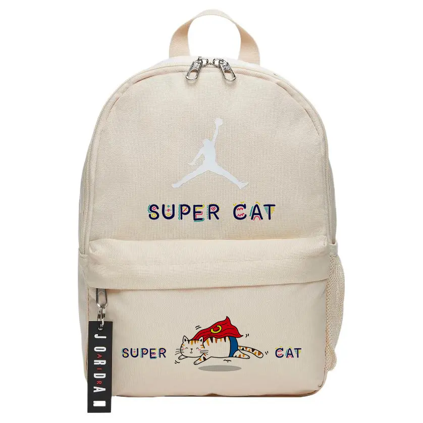 

Jordan Полиэстеровый рюкзак унисекс жемчужно-белый, Superman Cat