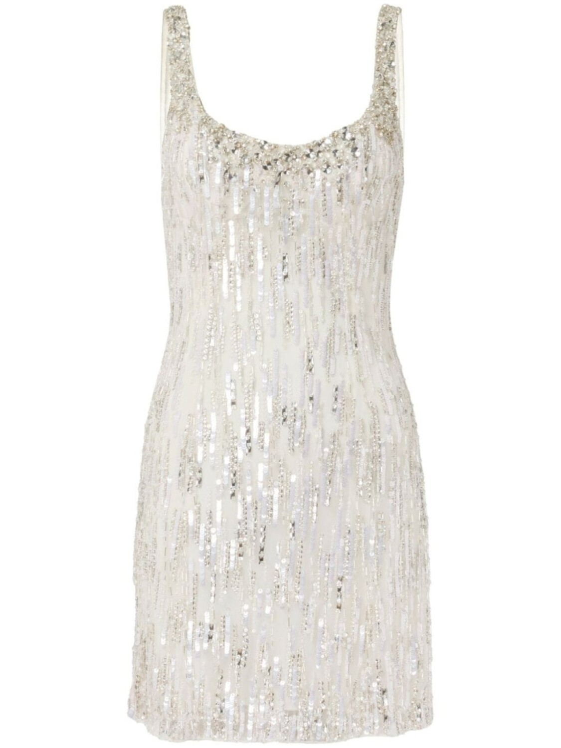 

Короткое платье Jenny Packham Shimmer, серый