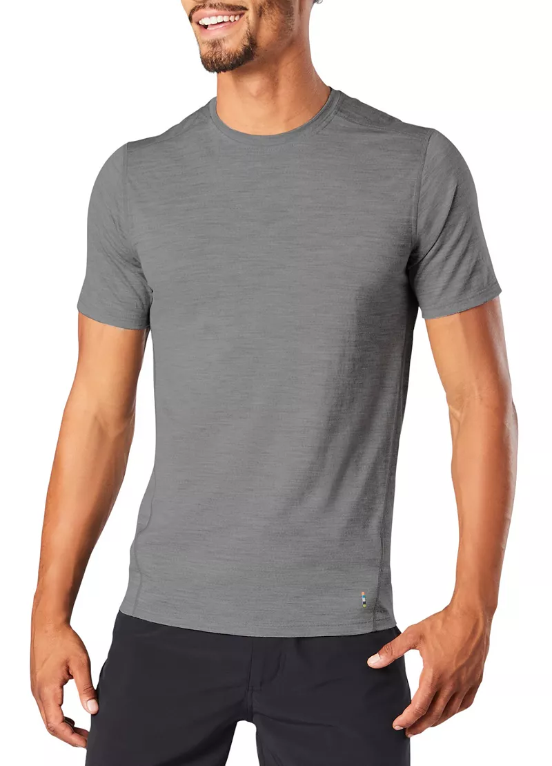 

Мужская футболка Smartwool из мериноса SS, цвет Light Grey Heather