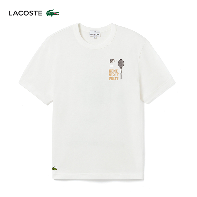 

Футболка Lacoste с короткими рукавами, белый