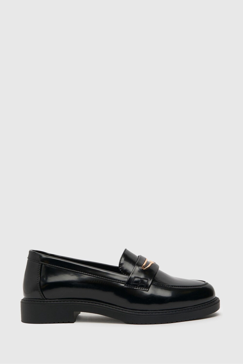 

Лакированные лоферы Luther широкого кроя Schuh, черный